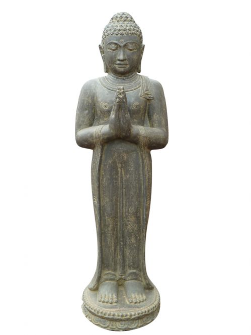 Lava Stone Buddha